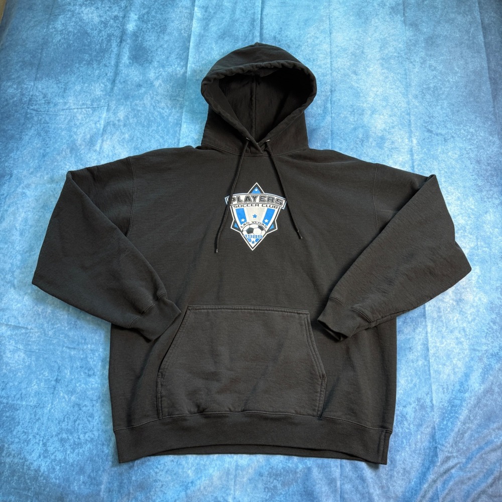 Port & Company‎ Players Soccer Club Las Vegas 1989 Hoodie XL Black Pullover